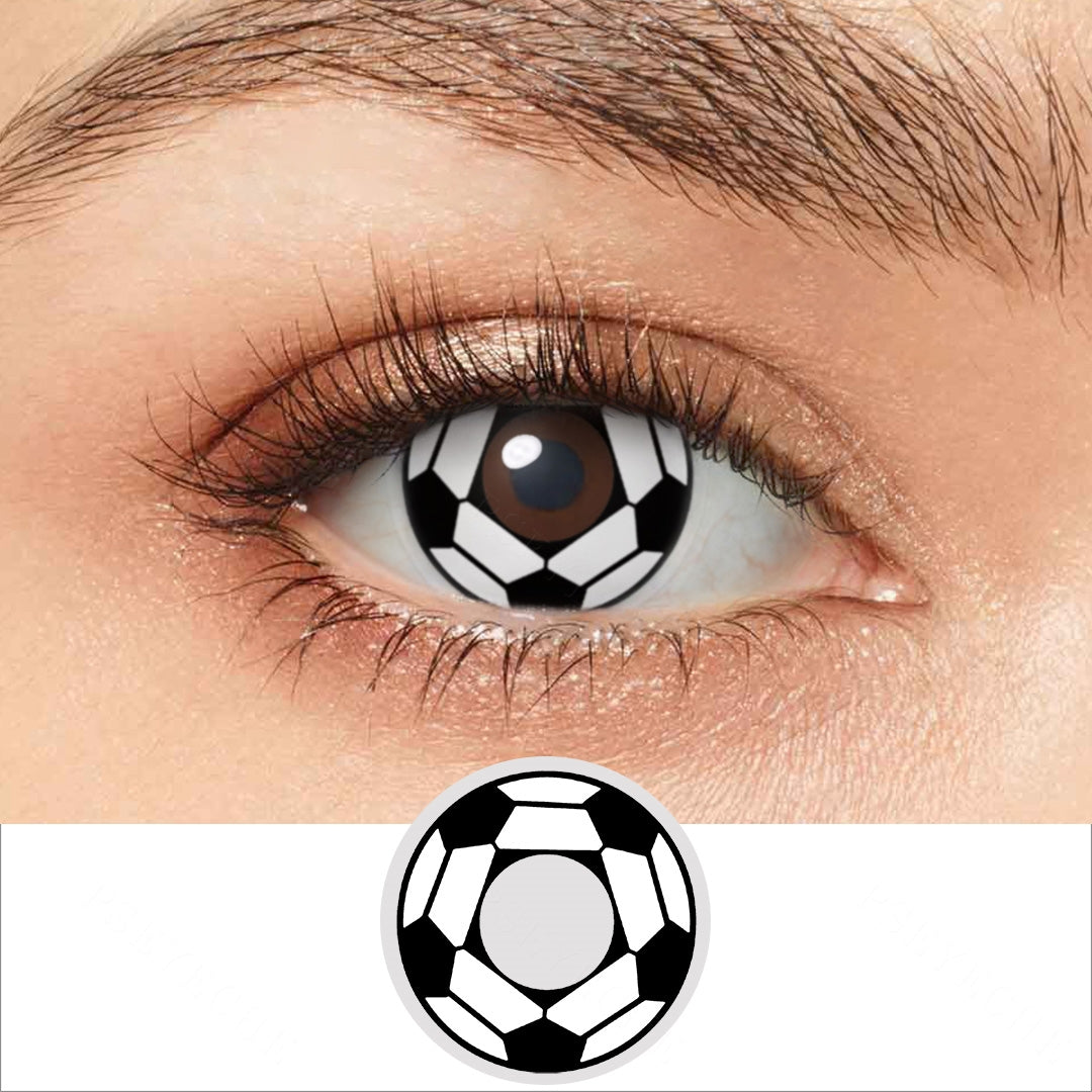 Soccer Ball Contact Lenses Main image