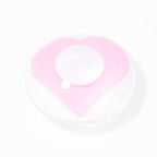 Pink Heart Contact Lenses