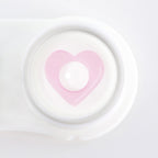 Pink Heart Contact Lenses