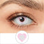Pink Heart Contact Lenses
