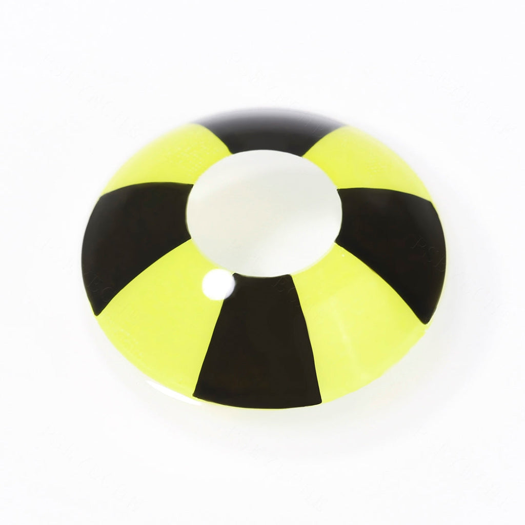 Yellow BioHazard Contact Lenses