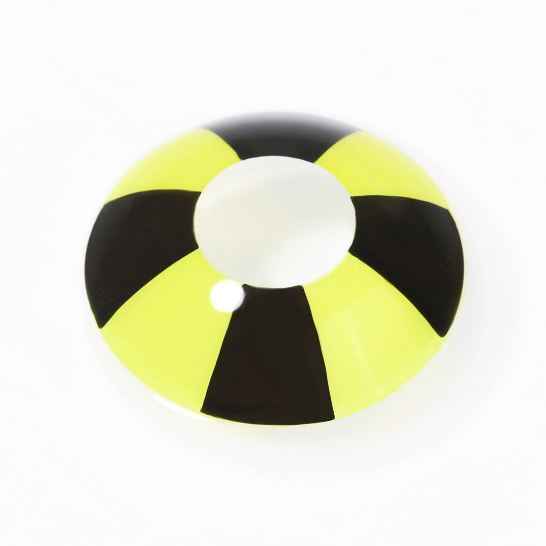 Yellow BioHazard Contact Lenses