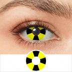 Yellow BioHazard Contact Lenses