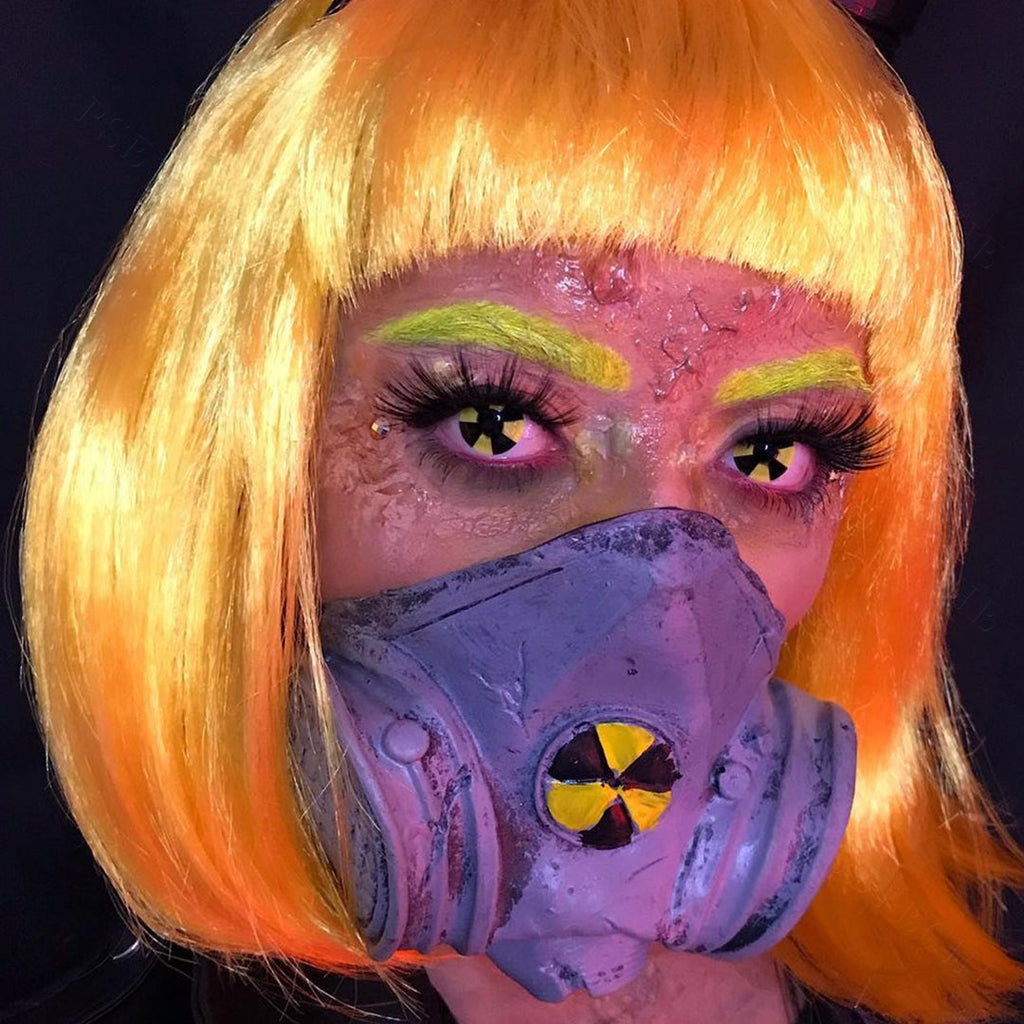 Yellow BioHazard Contact Lenses