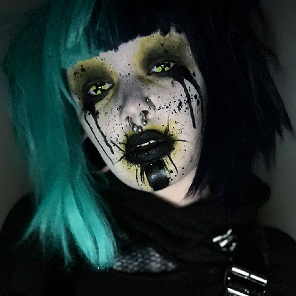 Yellow BioHazard Contact Lenses