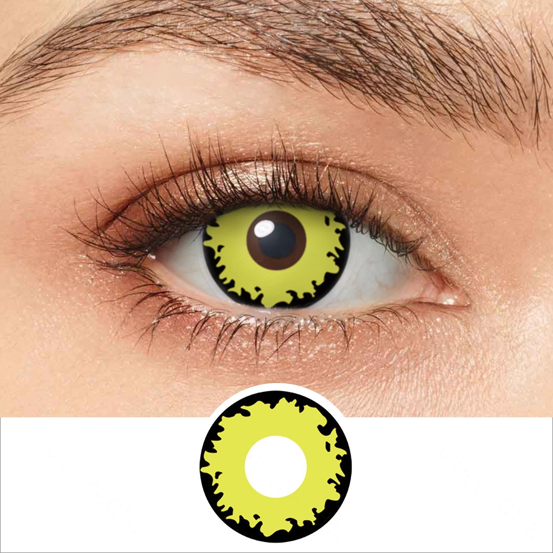 Twilight Yellow Wolf Eyes Contacts Main image