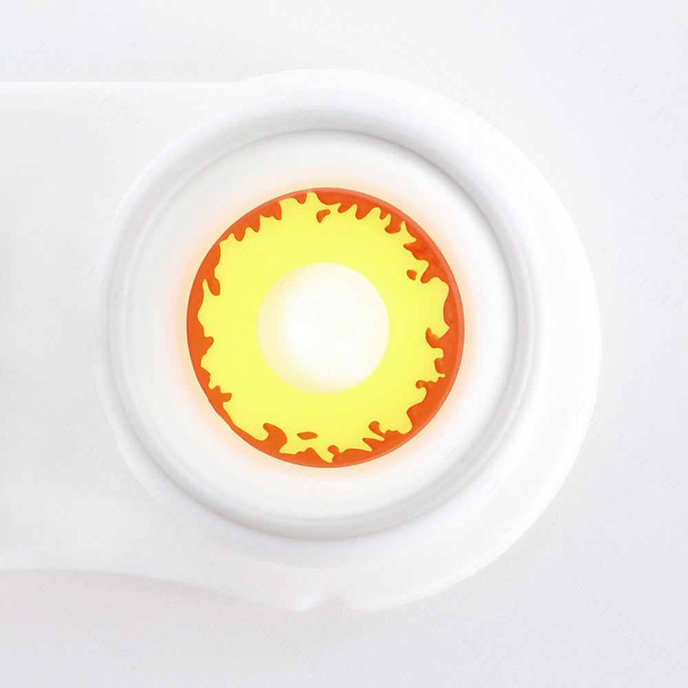 Fire Werewolf Halloween Contacts