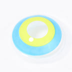 Blue And Yellow Circle Contacts