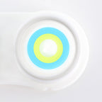 Blue And Yellow Circle Contacts