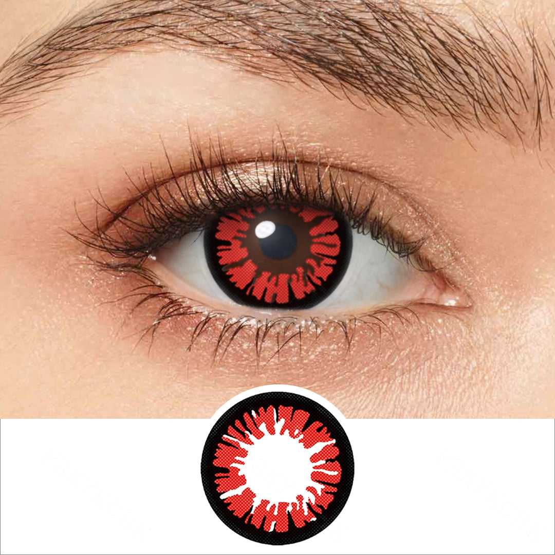Glamor Red Contact Lenses Main image