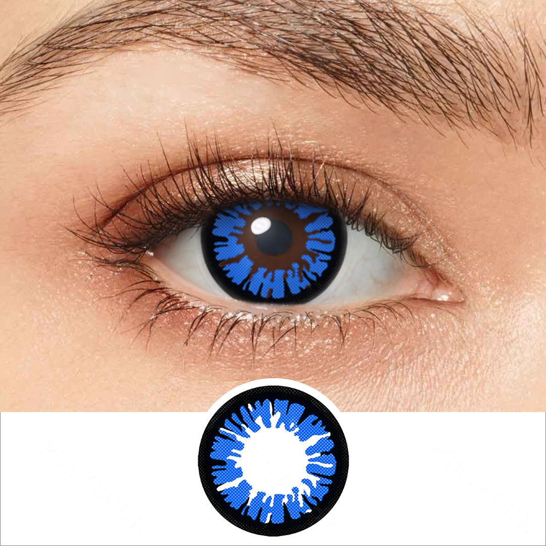 Glamor Blue Contact Lenses