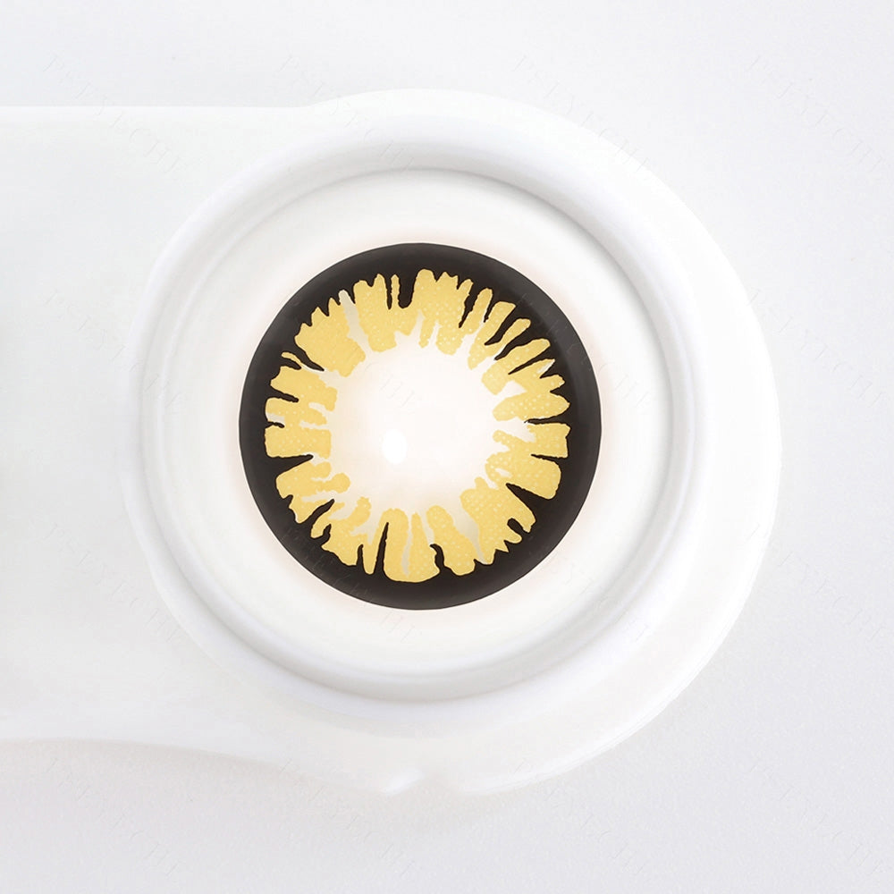 Glamor Yellow Halloween Contacts
