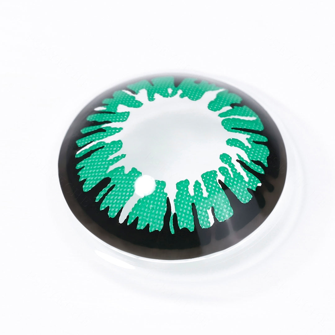Glamor Green Contact Lenses Secondary image