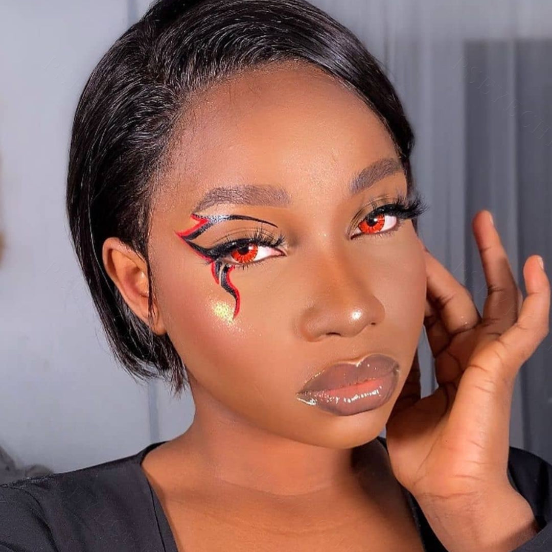 Red Crack Contacts
