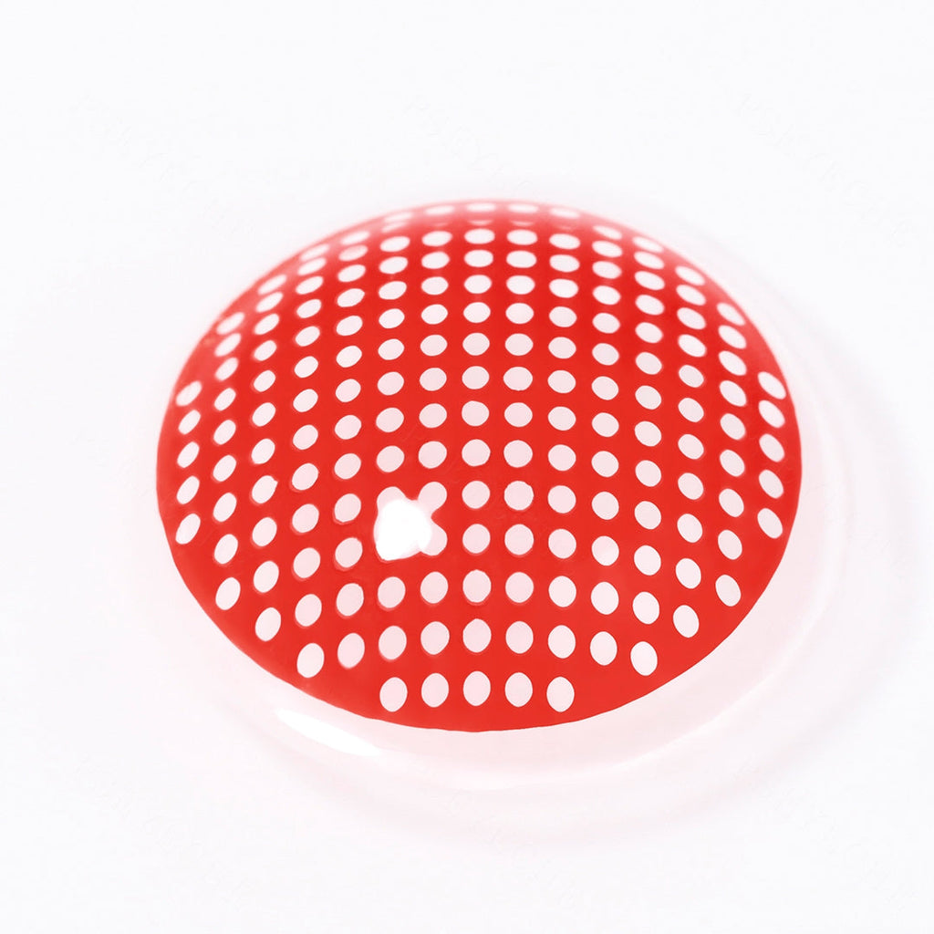Red Mesh Contacts
