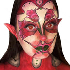 Red Mesh Contacts