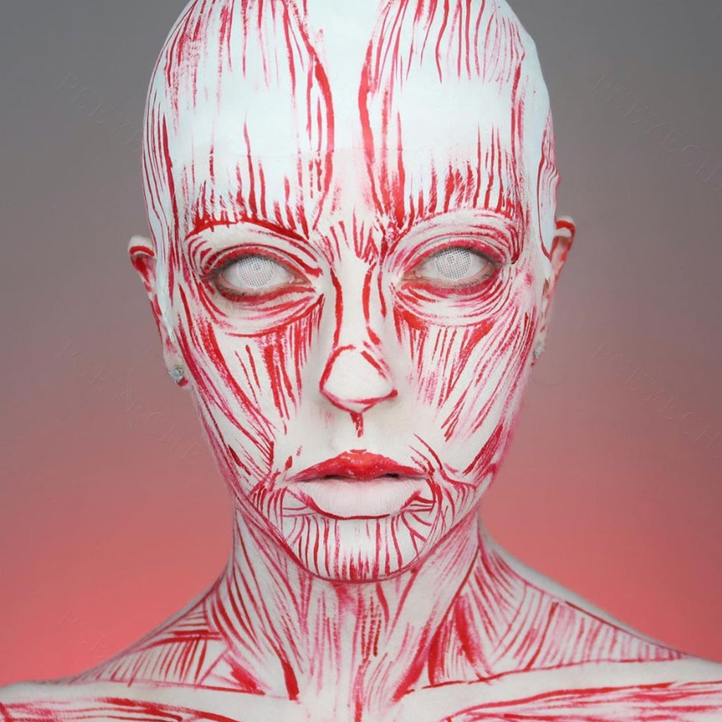 White Mesh Contacts
