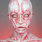 White Mesh Contacts
