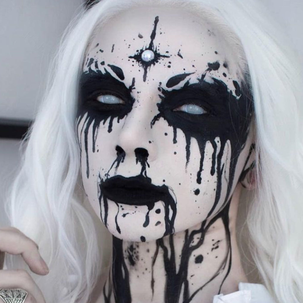White Mesh Contacts
