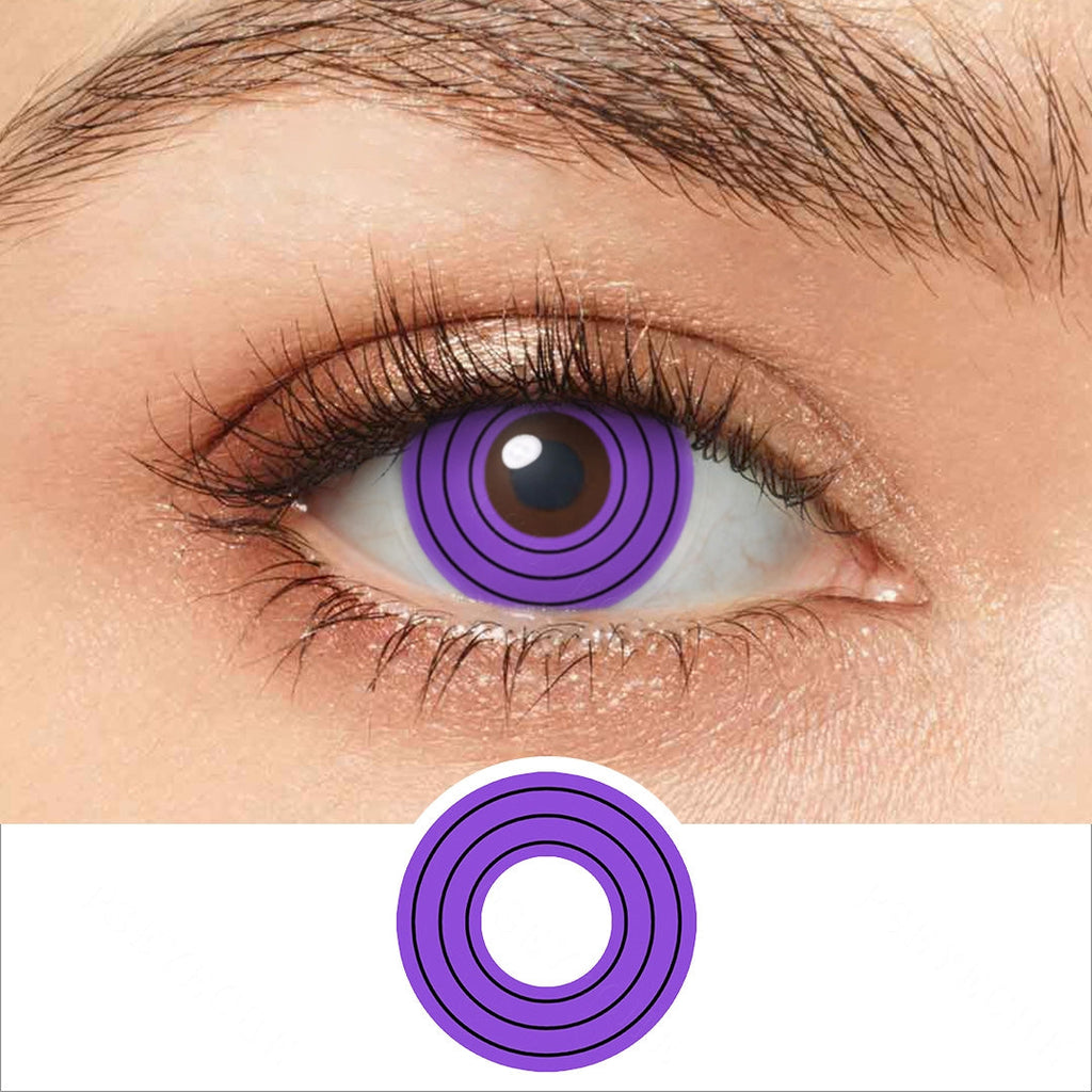 Purple Rinnegan Contact Lenses (Prescription)