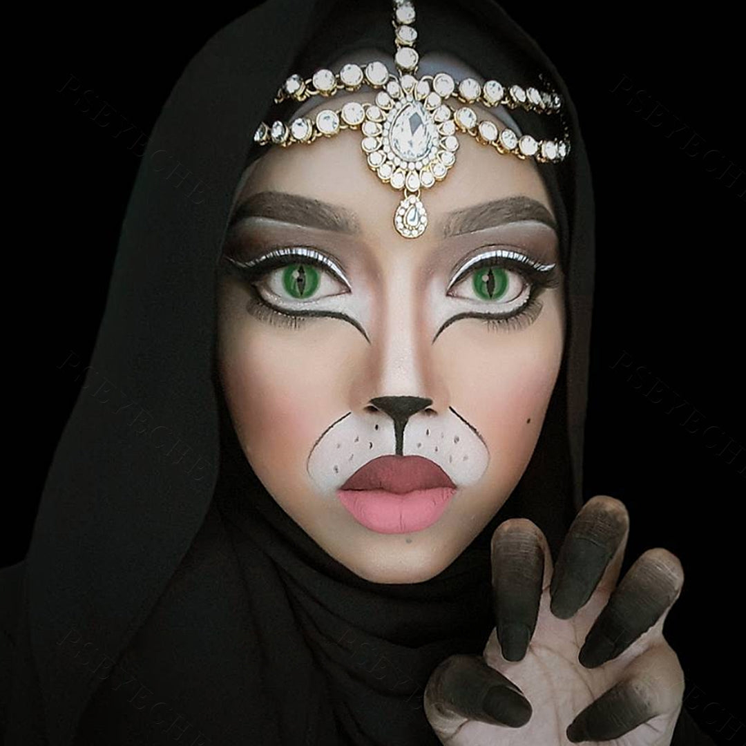 Green Cat Eye Contacts