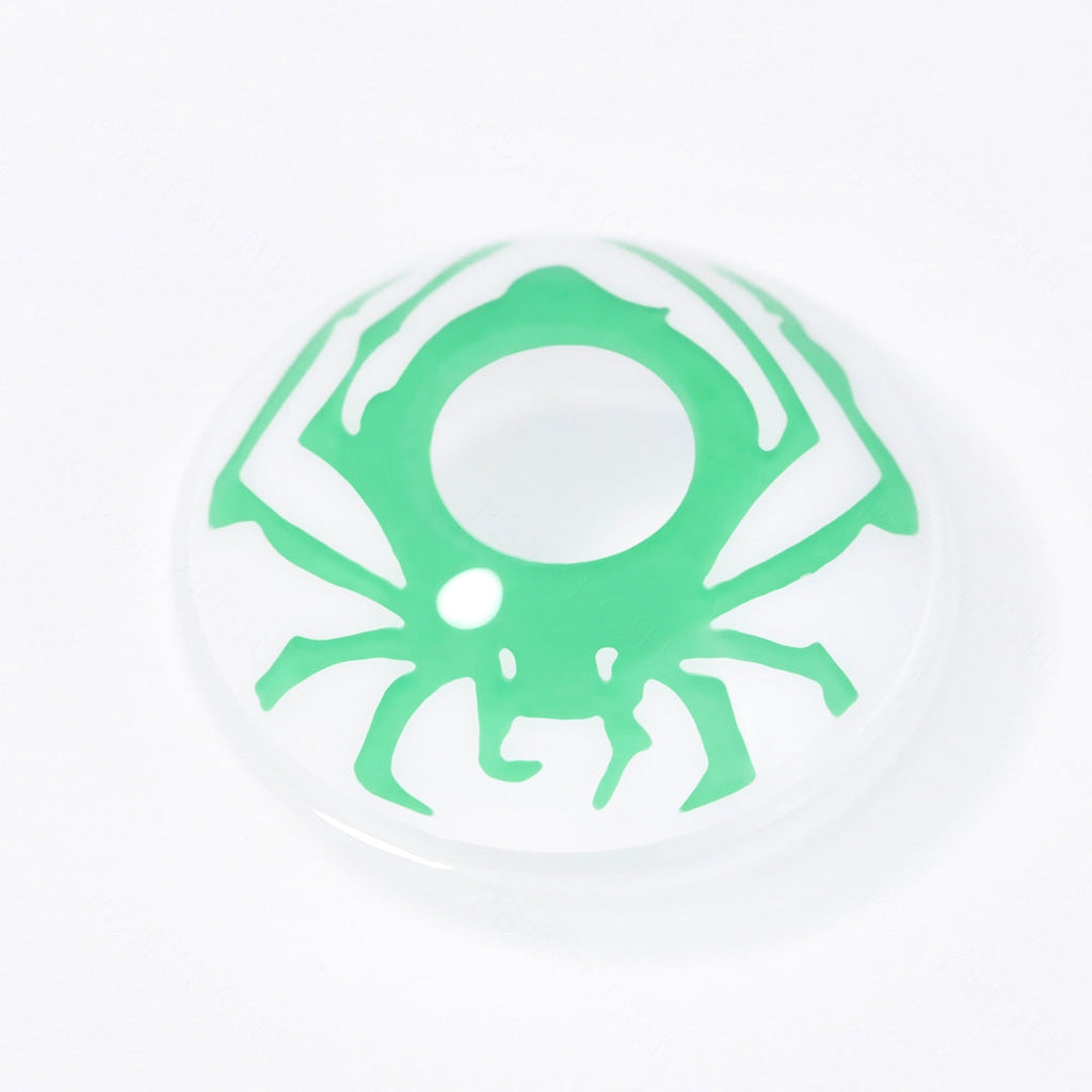 Green Spider Contact Lenses