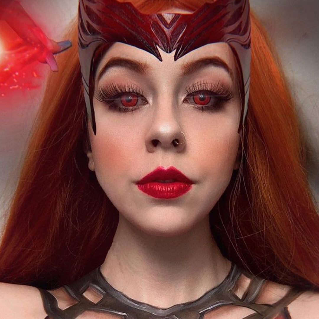 Red Manson Halloween Contacts Secondary image