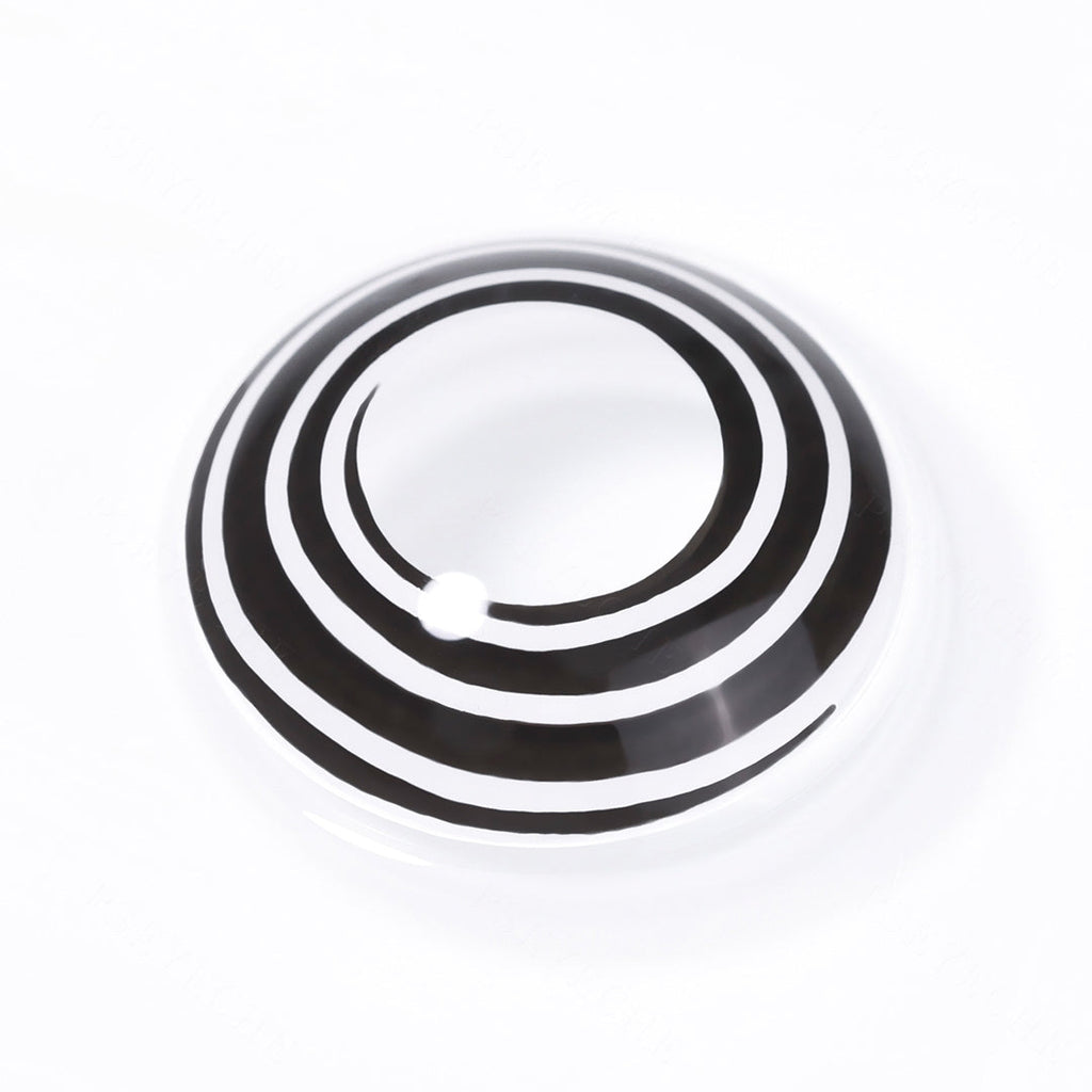 Black Spiral Contacts