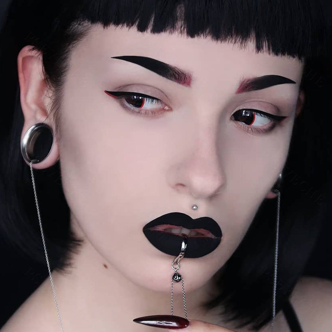 Red Rim Contacts