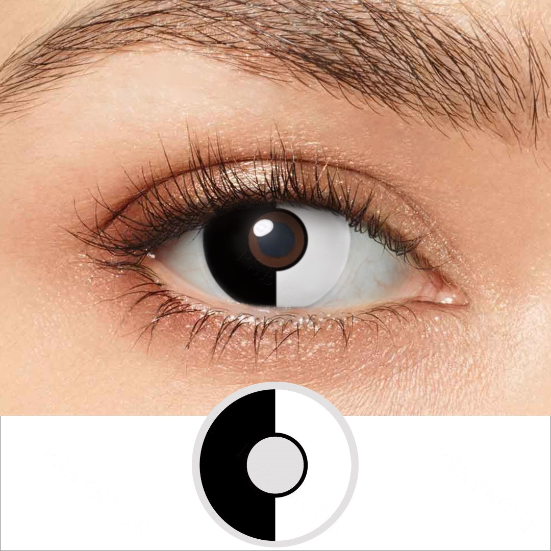 Black And White Contacts