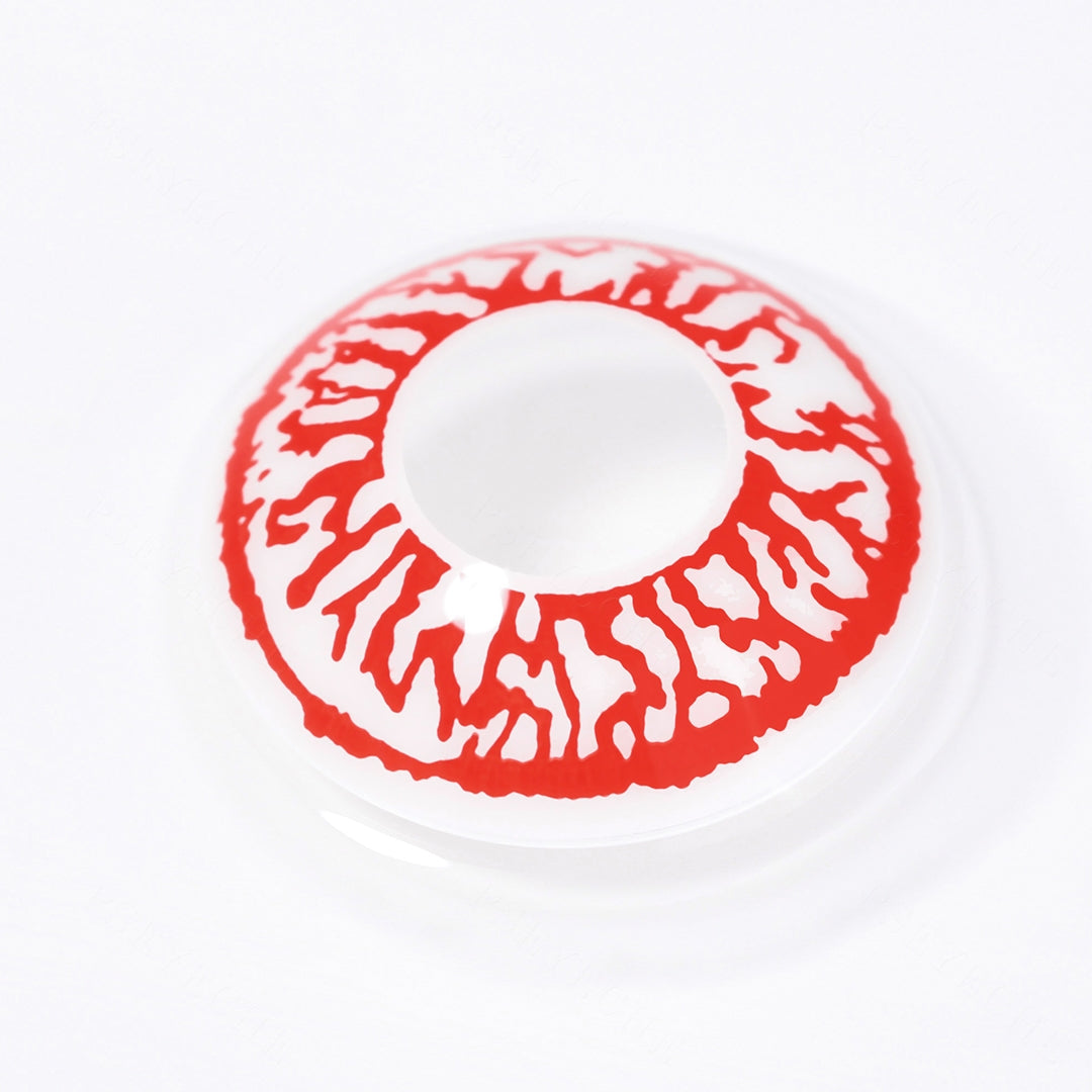 Red Bloodshot Contact Lenses Secondary image