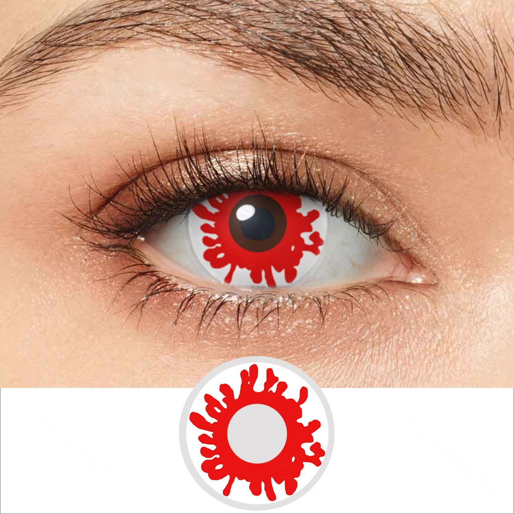 Blood Splat Contact Lenses