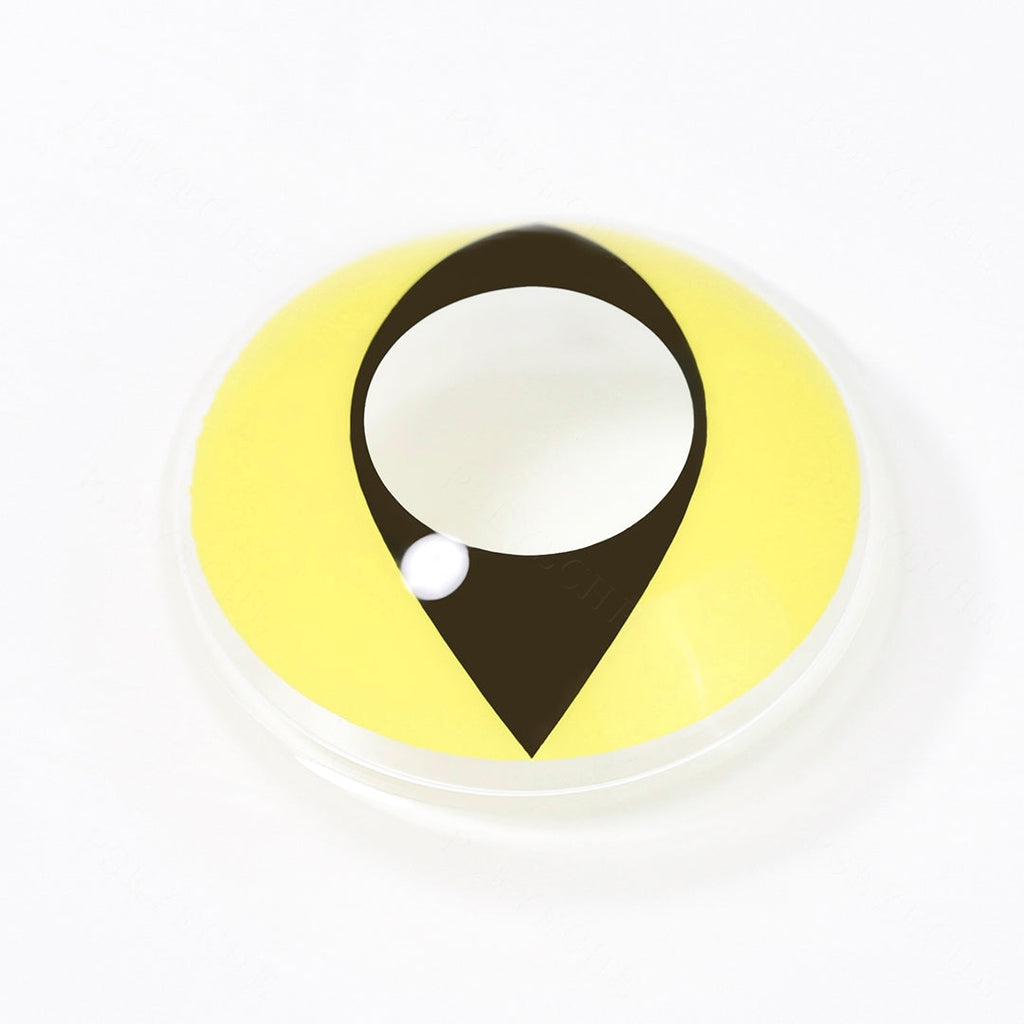 Yellow Cat Eye Contacts