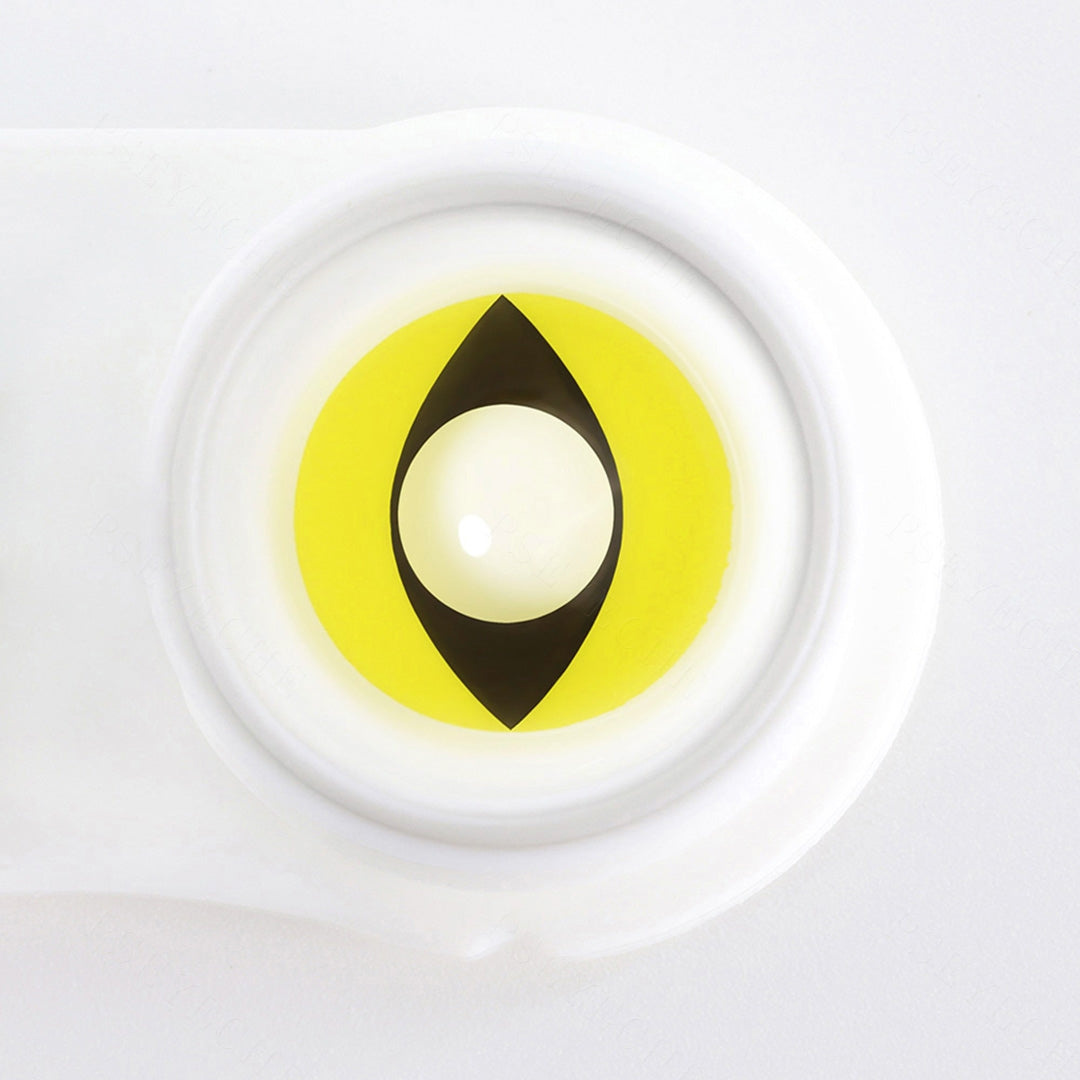 Yellow Cat Eye Contacts