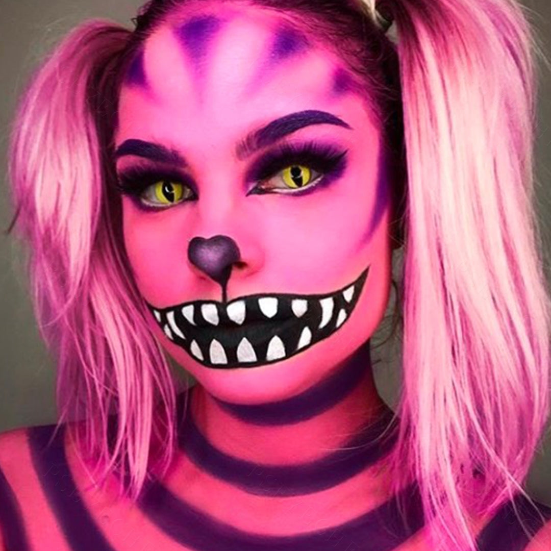 Yellow Cat Eye Contacts
