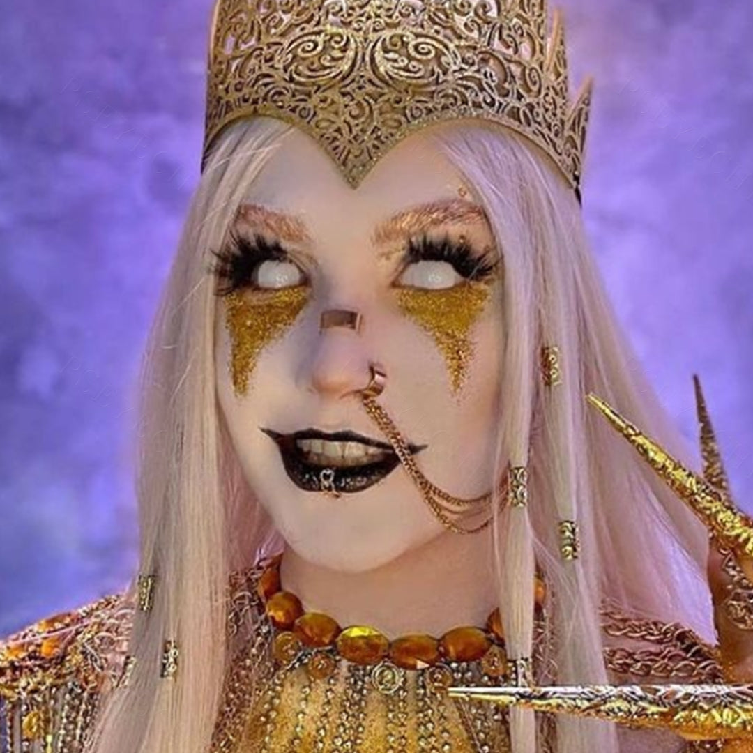 Blind White Contacts