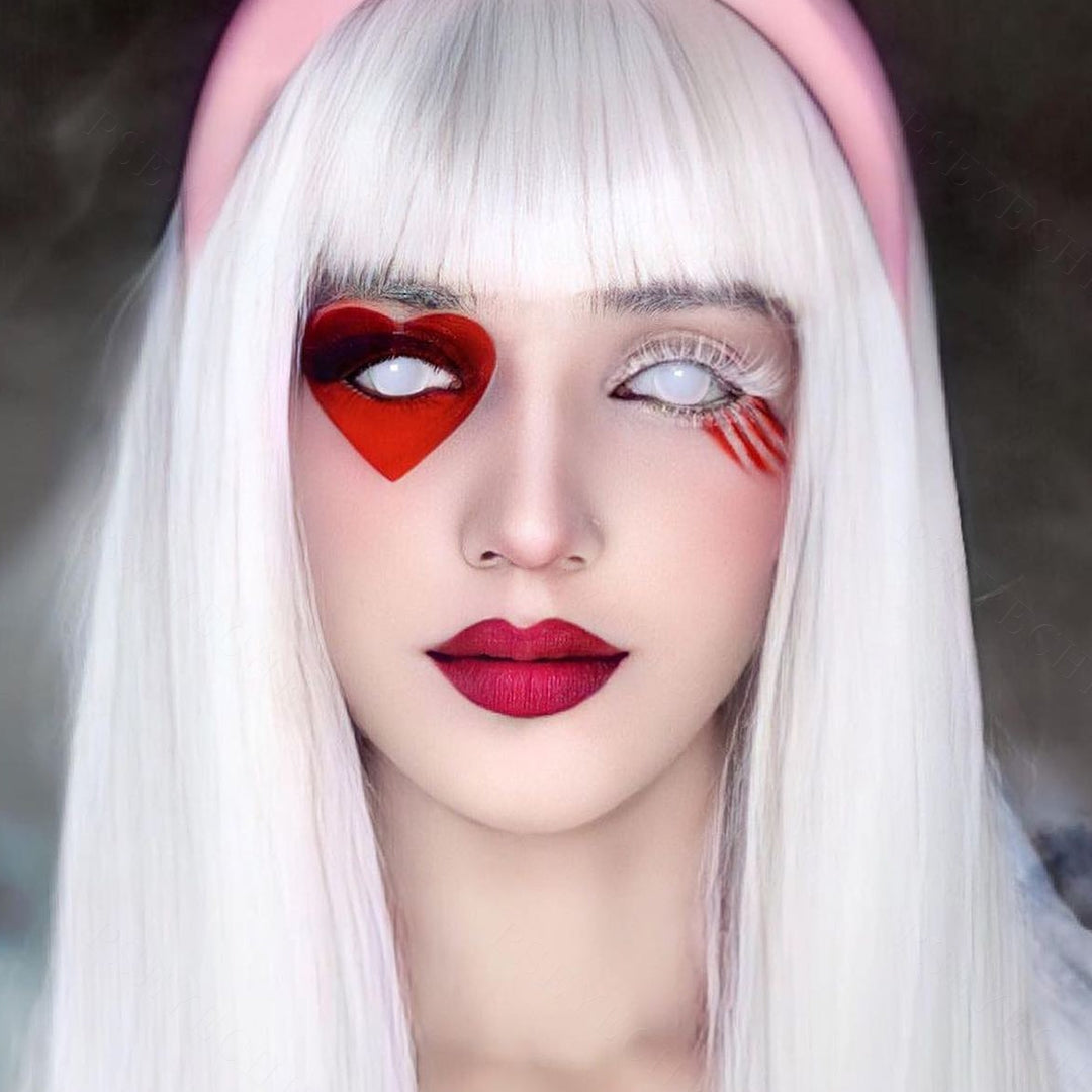 Blind White Contacts