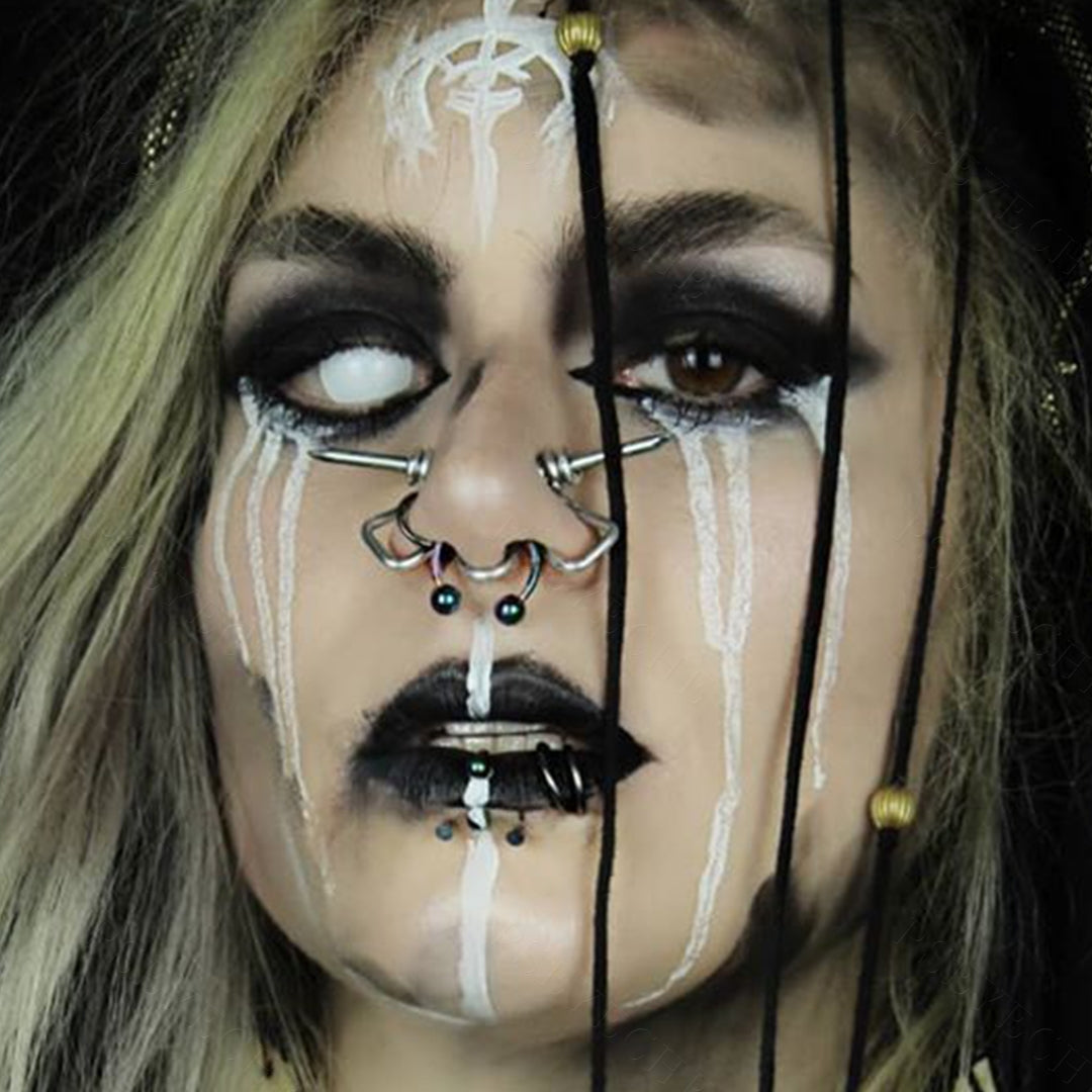 Blind White Contacts