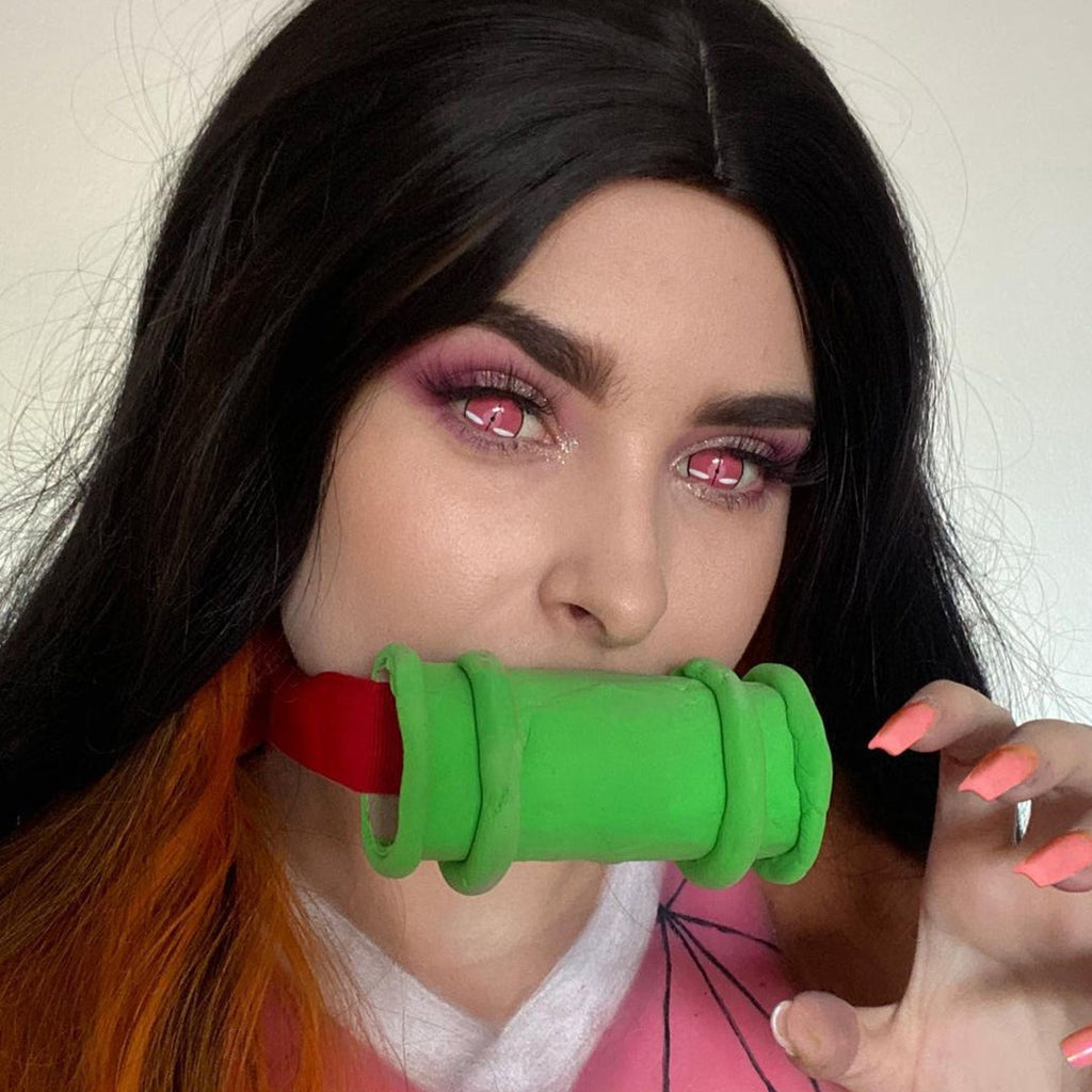 Nezuko Demon Eyes Cosplay Contacts