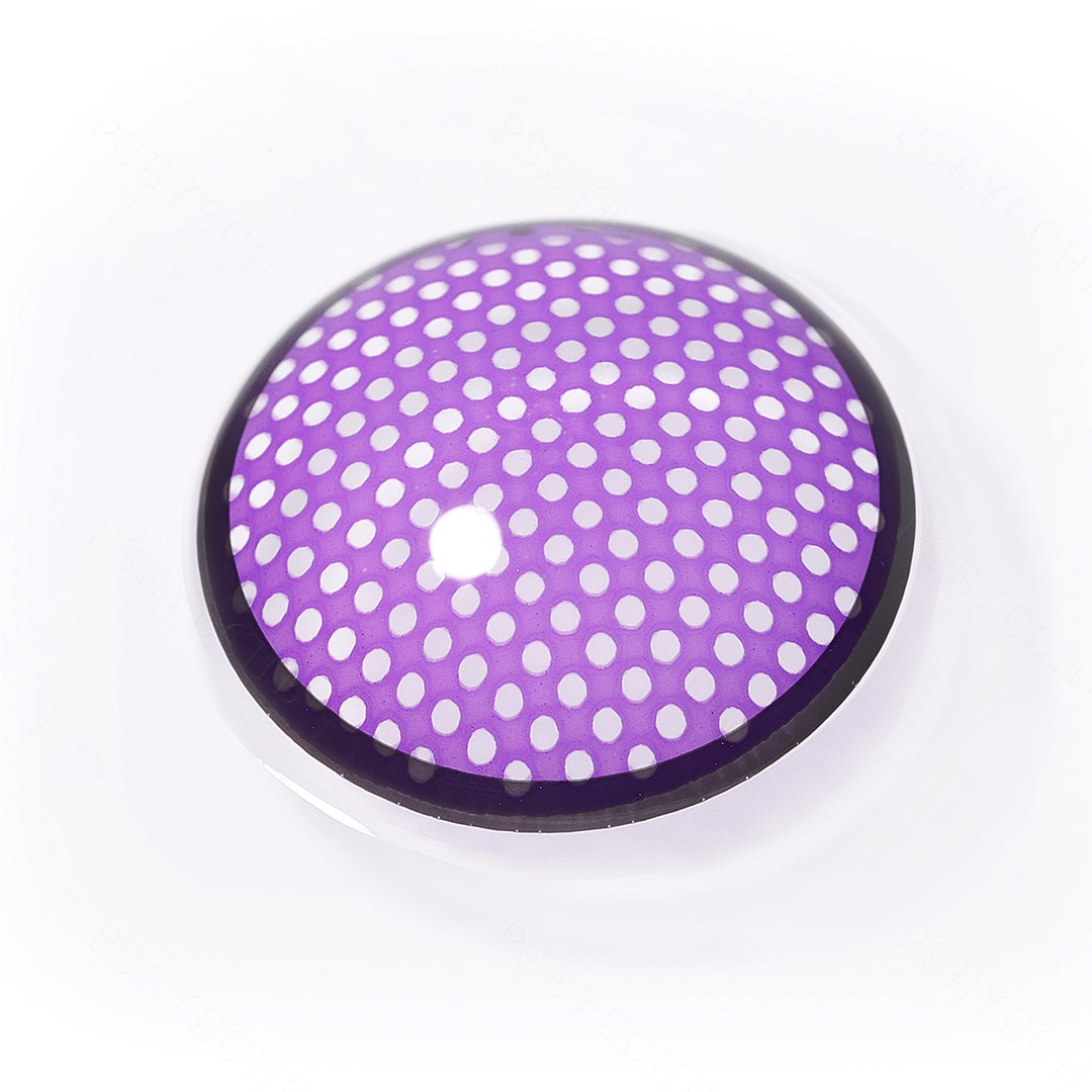 Purple Mesh Contact Lenses Secondary image