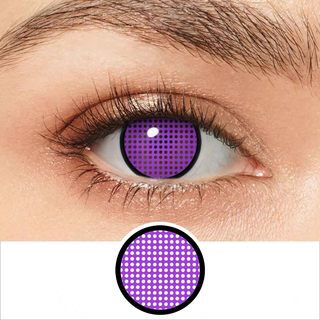 Purple Mesh Contact Lenses Main image