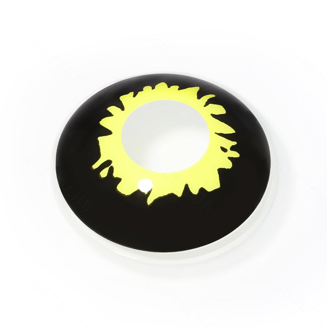 Black And Yellow Eclipse Contacts Secondary image
