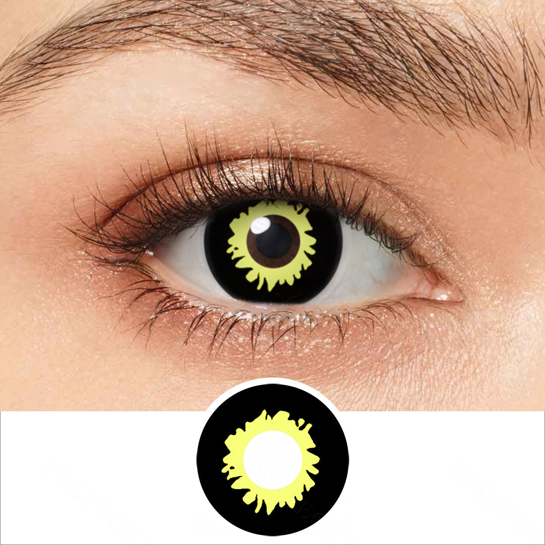 Black And Yellow Eclipse Contacts Main image