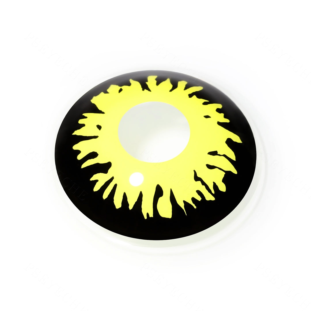 Black And Yellow Wolf Contacts Secondary image