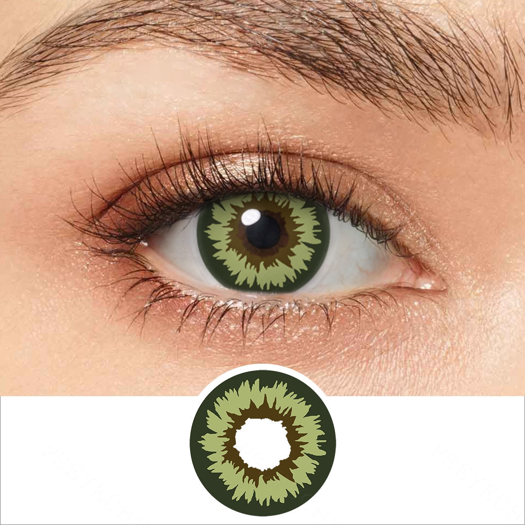 Miracle Green And Brown Contacts Main image