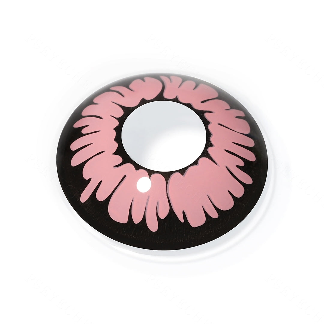 Demon Glamor Pink Cosplay Contacts Secondary image