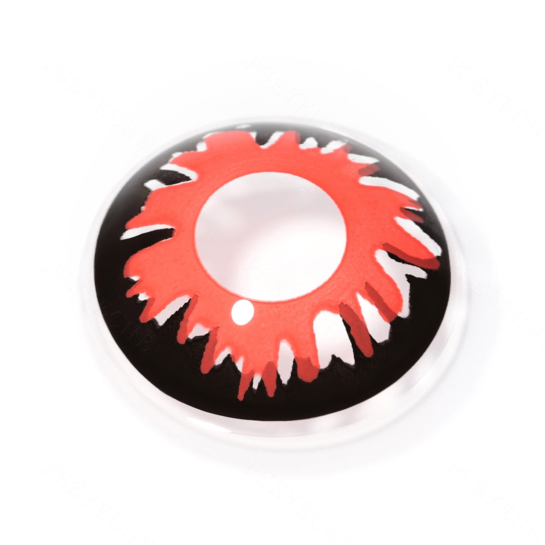 Black And Red Flame Contacts Secondary image