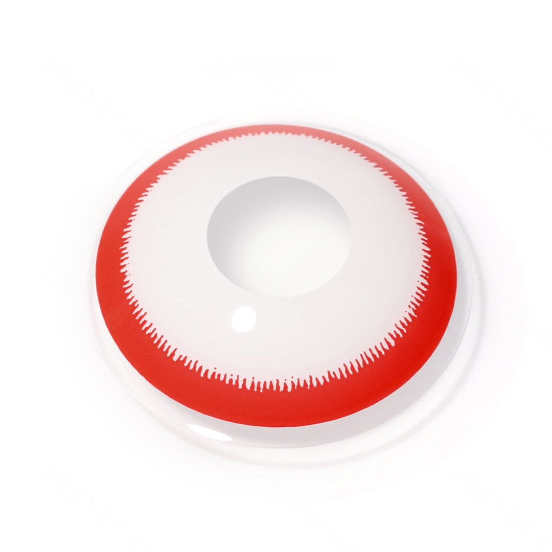 Saw White Contact Lenses Secondary image