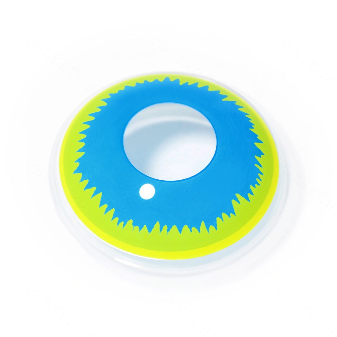 Yellow And Blue Pattern Contacts Secondary image