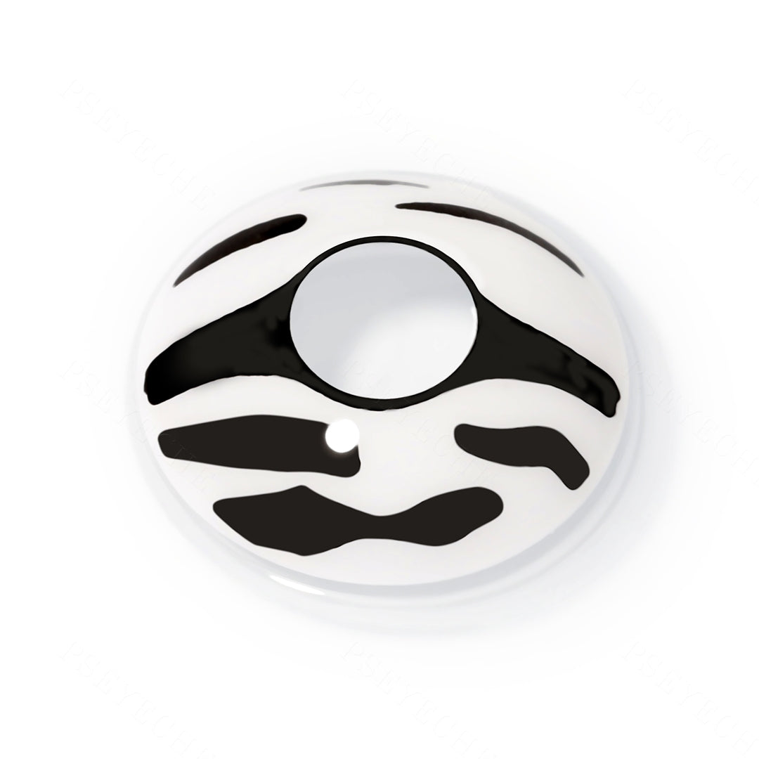 Zebra Print Contact Lenses Secondary image